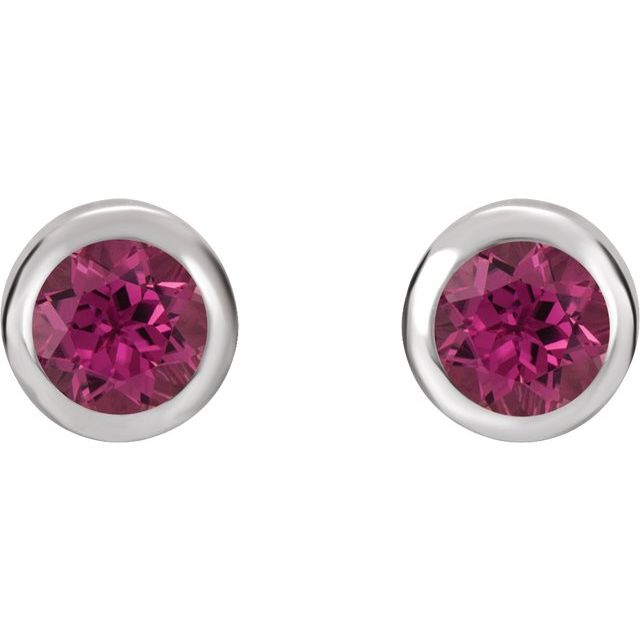 Natural Pink Tourmaline | Round | 4mm