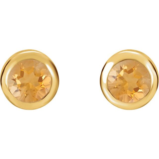 Natural Citrine | Round | 4mm