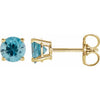 Natural Blue Zircon | Round | 5mm
