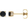 Natural Black Onyx | Round | 4mm