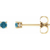 Natural Blue Zircon | Round | 2.5mm