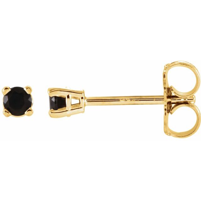 Natural Black Onyx | Round | 2.5mm