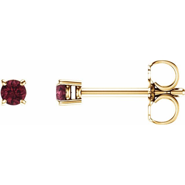 Natural Mozambique Garnet | Round | 2.5mm