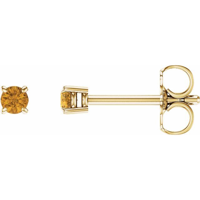 Natural Citrine | Round | 2.5mm