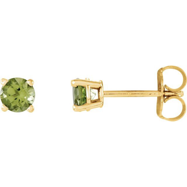 Natural Peridot | Round | 4mm