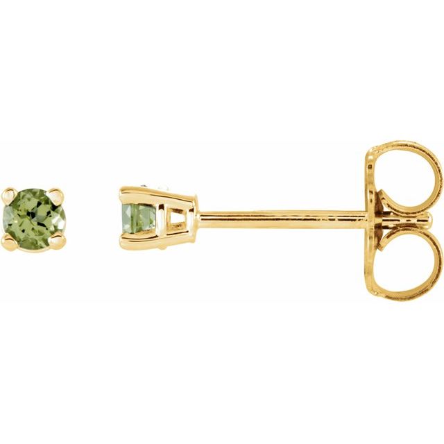 Natural Peridot | Round | 2.5mm