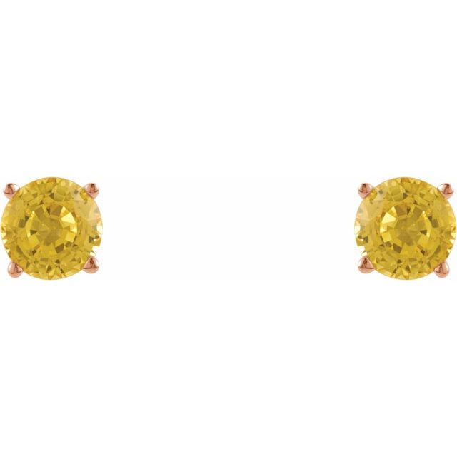 Natural Yellow Sapphire | Round | 5mm