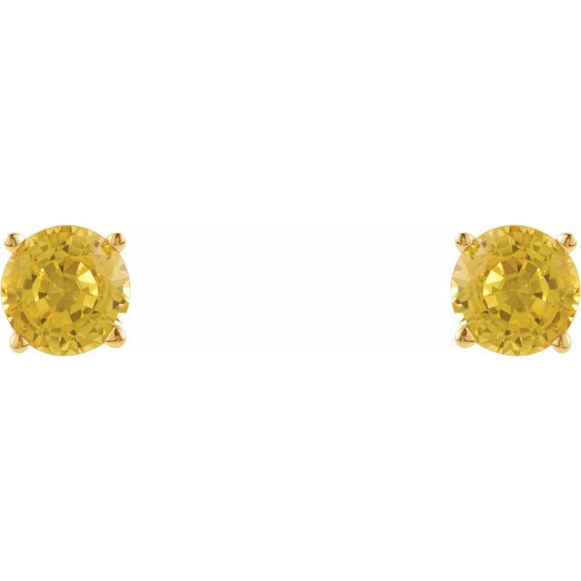 Natural Yellow Sapphire | Round | 5mm