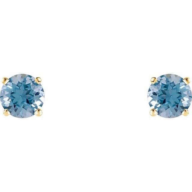 Natural Aquamarine | Round | 5mm