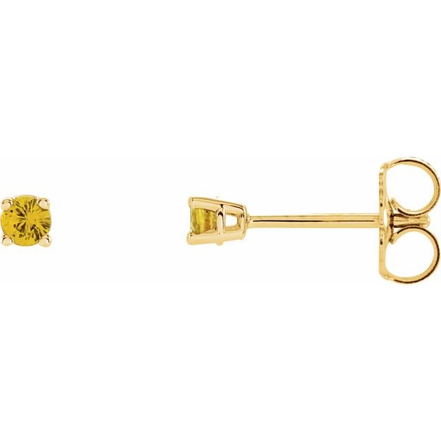 Natural Yellow Sapphire | Round | 2.5mm