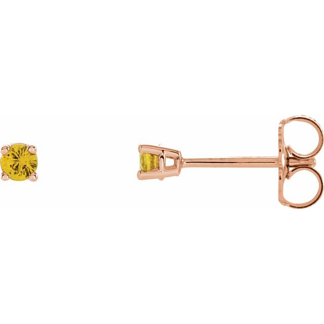 Natural Yellow Sapphire | Round | 2.5mm