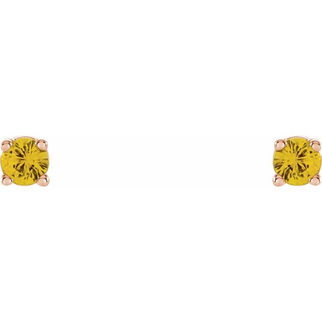 Natural Yellow Sapphire | Round | 2.5mm