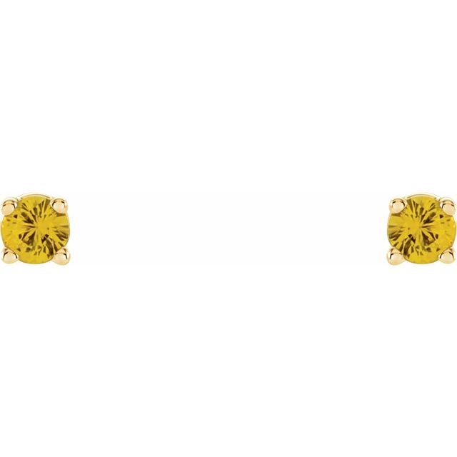 Natural Yellow Sapphire | Round | 2.5mm