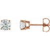 Lab-Grown Diamond | Round | 8mm :: 4 Ctw | Natural Diamond | Round | 5mm :: 1 Ctw