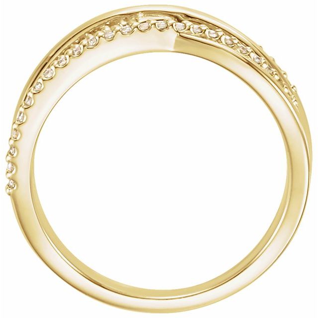 122775 / Ring / Set / 14K Yellow / Lab-Grown Diamond / Round / 1.1 Mm / Lab-Grown Diamond / Polished / 1/5 Ctw Lab Grown Diamond Ring