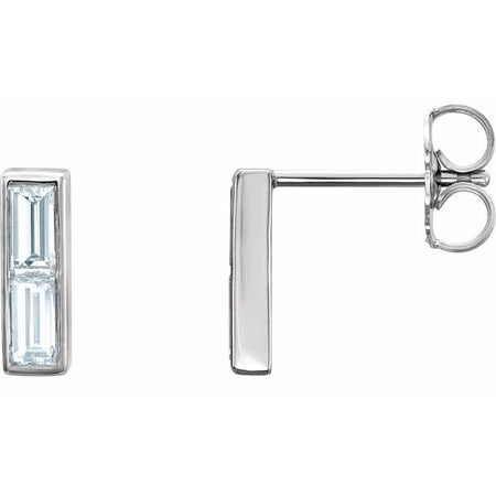 Natural Diamond | Straight baguette | 4 x 2mm