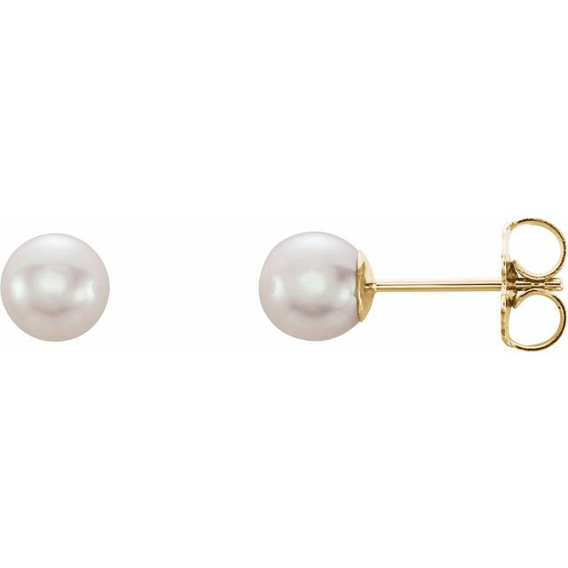 Cultured White Freshwater Pearl | Pearl | 5.0-5.5mm