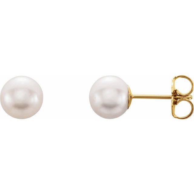 Cultured White Freshwater Pearl | Pearl | 6.0-6.5mm