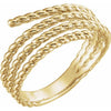 51693 / Ring / 14K Yellow / Polished / Rope Ring