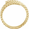 51693 / Ring / 14K Yellow / Polished / Rope Ring