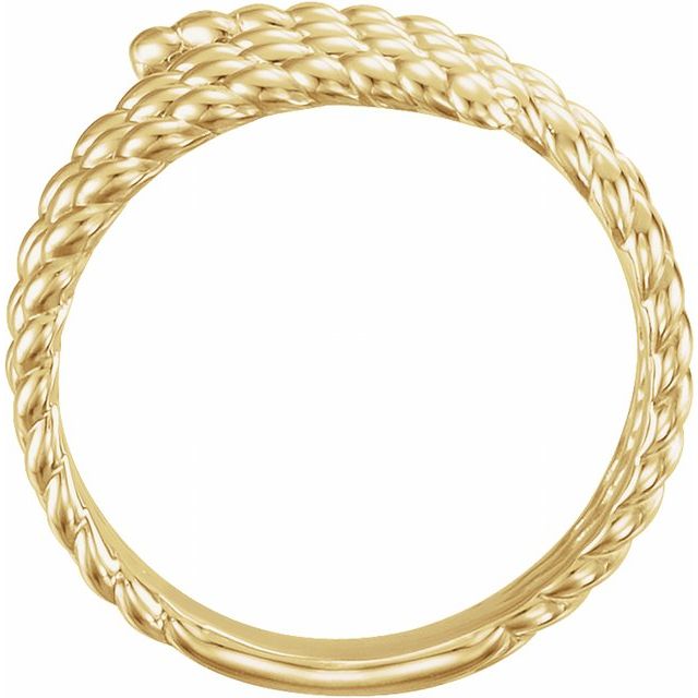 51693 / Ring / 14K Yellow / Polished / Rope Ring