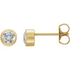 Natural Diamond | Round | 4mm :: 1/2 Ctw | Natural Diamond | Round | 3.4mm :: 1/3 Ctw