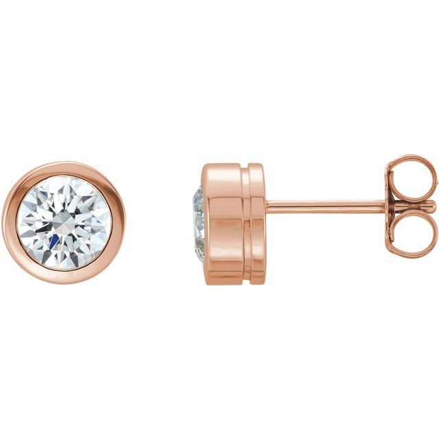 Natural Diamond | Round | 4.5mm :: 3/4 Ctw | Natural Diamond | Round | 5.2mm :: 1 Ctw