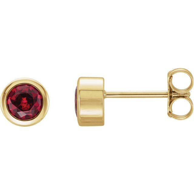 Natural Ruby | Round | 4mm | Lab-Grown Ruby | Round | 4mm