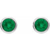 Natural Emerald | Round | 4mm | Lab-Grown Emerald | Round | 4mm
