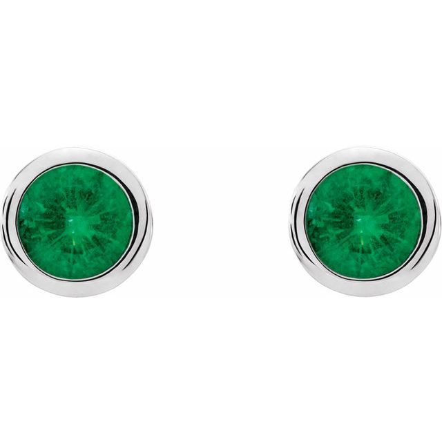 Natural Emerald | Round | 4mm | Lab-Grown Emerald | Round | 4mm