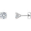 Lab-Grown Diamond | Round | 5.75mm :: 1 1/2 Ctw | Lab-Grown Diamond | Round | 6.3mm :: 2 Ctw