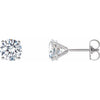 Lab-Grown Diamond | Round | 5.75mm :: 1 1/2 Ctw | Lab-Grown Diamond | Round | 6.3mm :: 2 Ctw