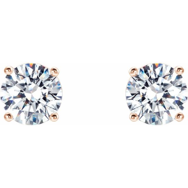 Lab-Grown Diamond | Round | 4mm :: 1/2 Ctw | Lab-Grown Diamond | Round | 5mm :: 1 Ctw