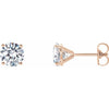 Lab-Grown Diamond | Round | 4mm :: 1/2 Ctw | Lab-Grown Diamond | Round | 5mm :: 1 Ctw