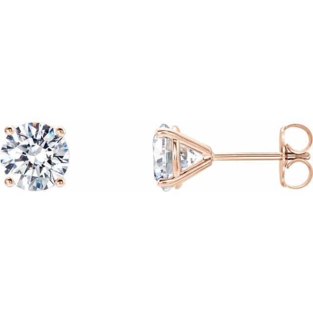 Lab-Grown Diamond | Round | 4mm :: 1/2 Ctw | Lab-Grown Diamond | Round | 5mm :: 1 Ctw