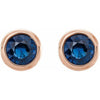 Natural Blue Sapphire | Round | 4mm | Lab-Grown Blue Sapphire | Round | 4mm