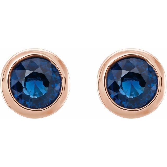 Natural Blue Sapphire | Round | 4mm | Lab-Grown Blue Sapphire | Round | 4mm