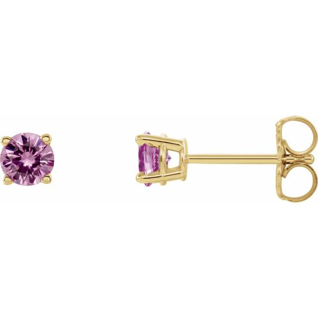 Natural Pink Sapphire | Round | 2.5mm | Natural Pink Sapphire | Round | 4mm