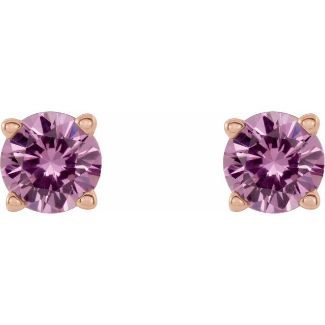 Natural Pink Sapphire | Round | 4mm | Natural Pink Sapphire | Round | 2.5mm