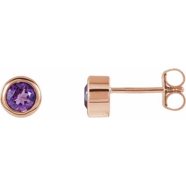 Natural Amethyst | Round | 4mm