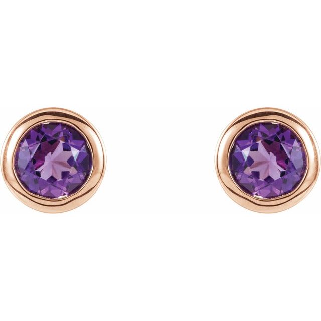 Natural Amethyst | Round | 4mm
