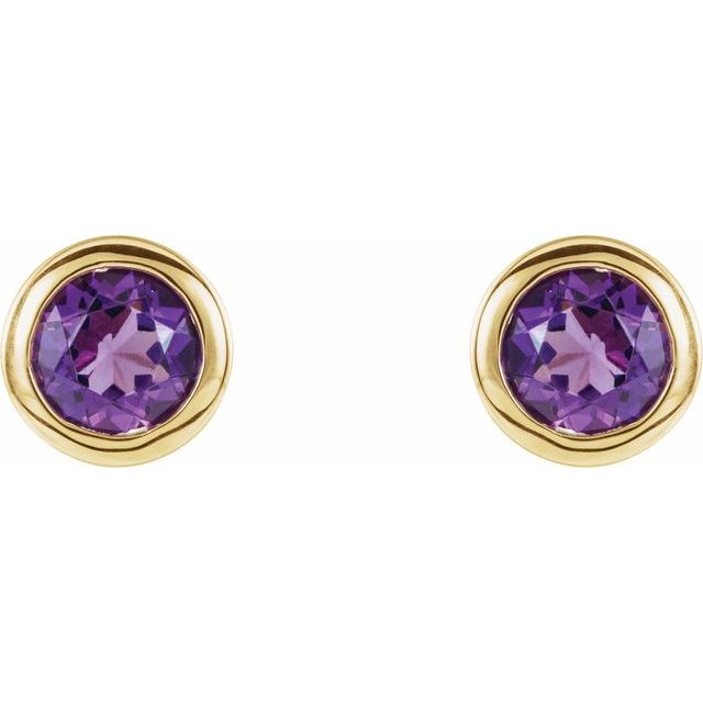 Natural Amethyst | Round | 4mm