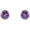 Natural Amethyst | Round | 4mm