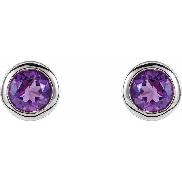 Natural Amethyst | Round | 4mm