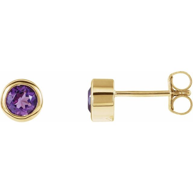 Natural Amethyst | Round | 4mm