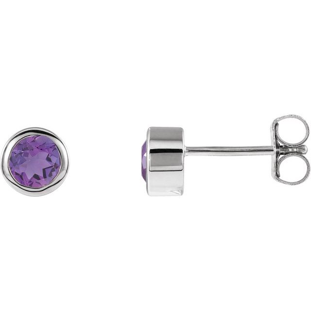 Natural Amethyst | Round | 4mm