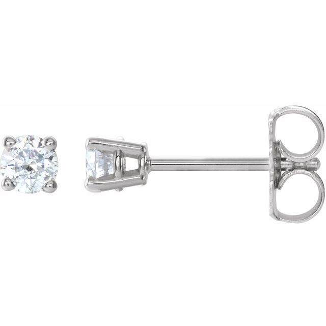 Natural Diamond | Round | 3.75mm :: 3/8 Ctw | Natural Diamond | Round | 3.2mm :: 1/4 Ctw