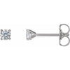 Lab-Grown Diamond | Round | 3.2mm :: 1/4 Ctw | Lab-Grown Diamond | Round | 2.5mm :: 1/8 Ctw