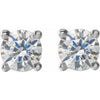 Lab-Grown Diamond | Round | 3.2mm :: 1/4 Ctw | Lab-Grown Diamond | Round | 2.5mm :: 1/8 Ctw