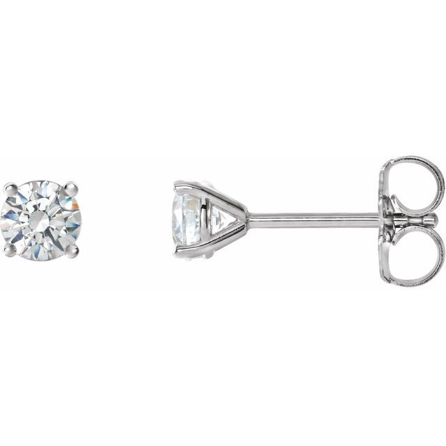 Natural Diamond | Round | 4.5mm :: 3/4 Ctw | Natural Diamond | Round | 5.75mm :: 1 1/2 Ctw